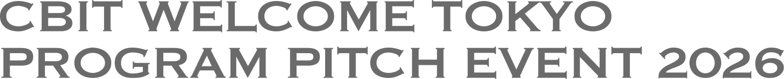 CBIT Welcome Tokyo Program Pitch Event